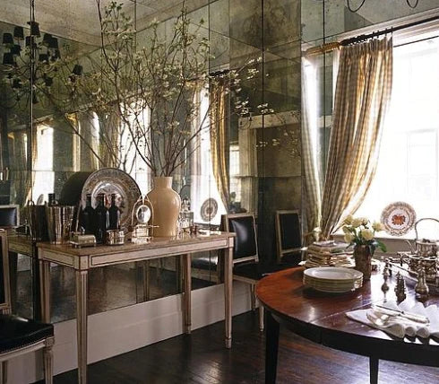 Timeless Distress: Elevating Design with Distressed Mirror Tiles